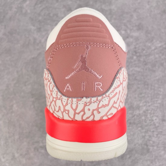 (Free Shipping)Jordan 3 Retro Rust Pink (W) CK9246-600