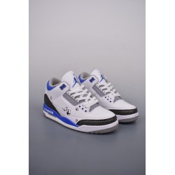 (Free Shipping)Jordan 3 Retro Racer Blue CT8532-145