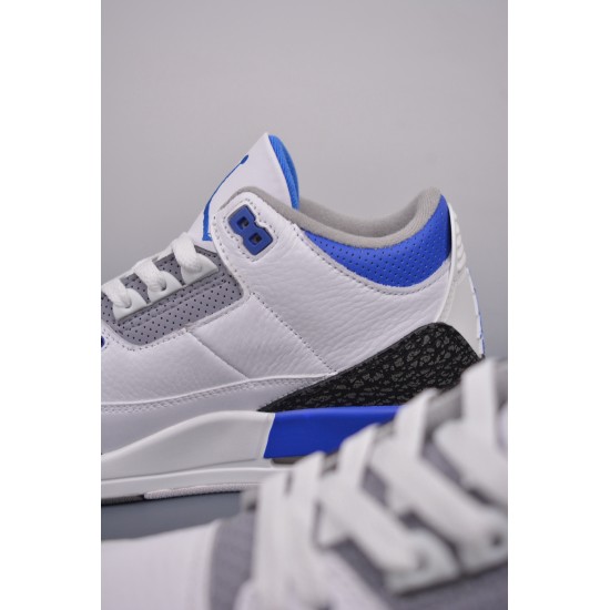 (Free Shipping)Jordan 3 Retro Racer Blue CT8532-145