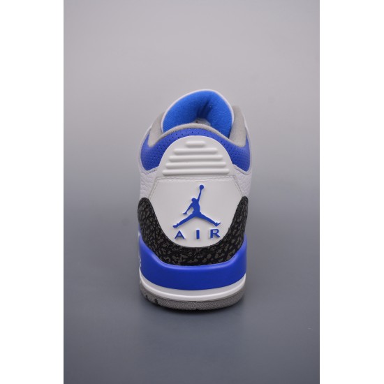 (Free Shipping)Jordan 3 Retro Racer Blue CT8532-145