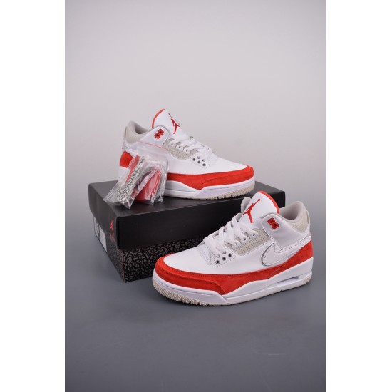 (Free Shipping)Jordan 3 Retro Tinker White University Red CJ0939-100