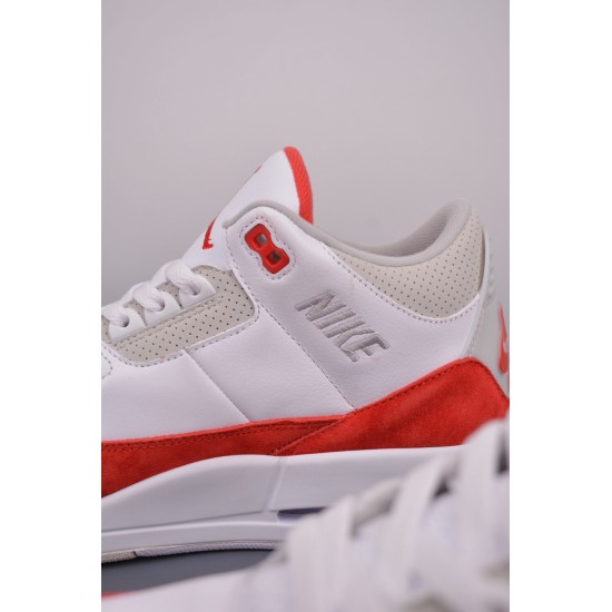 (Free Shipping)Jordan 3 Retro Tinker White University Red CJ0939-100