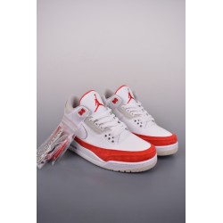 (Free Shipping)Jordan 3 Retro Tinker White University Red CJ0939-100