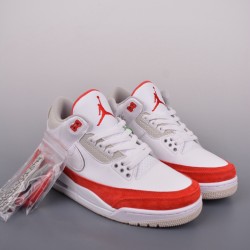 (Free Shipping)Jordan 3 Retro Tinker White University Red CJ0939-100