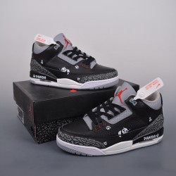 (Free Shipping)Jordan 3 Retro Black Cement (2018) 854262-001