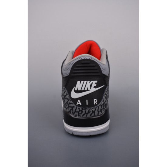 (Free Shipping)Jordan 3 Retro Black Cement (2018) 854262-001