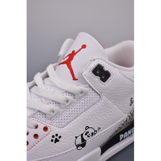 (Free Shipping)Jordan 3 Retro Free Throw Line White Cement 923096-101