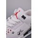 (Free Shipping)Jordan 3 Retro Free Throw Line White Cement 923096-101