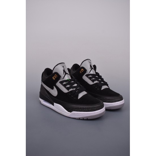 (Free Shipping)AIR JORDAN 3 RETRO TINKER Black Cement CK4348-007