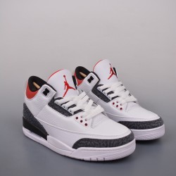 (Free Shipping)Jordan 3 Retro SE Fire Red Denim (2020) CZ6431-100