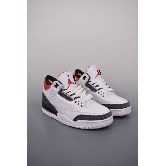 (Free Shipping)Jordan 3 Retro SE Fire Red Denim (2020) CZ6431-100