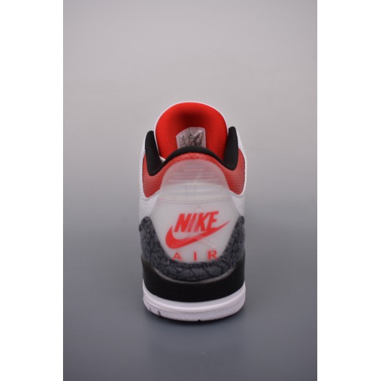 (Free Shipping)Jordan 3 Retro SE Fire Red Denim (2020) CZ6431-100