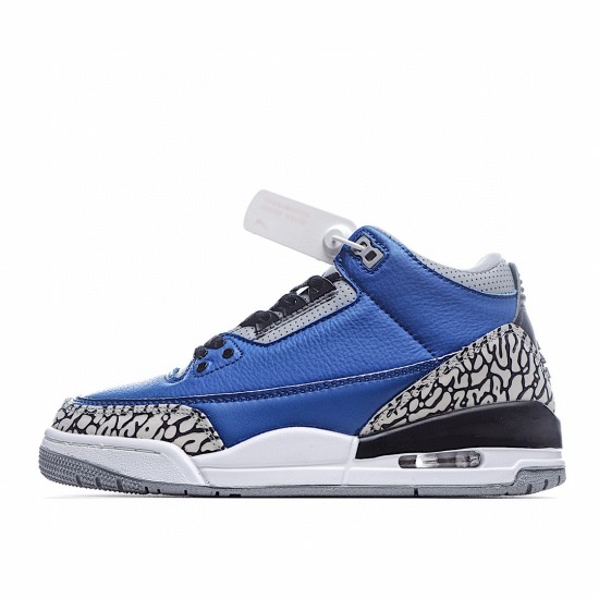 (Free Shipping)Jordan 3 Retro Varsity Royal Cement CT8532-400