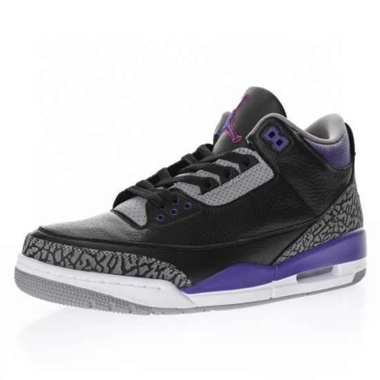 (Free Shipping)Jordan 3 Retro Black Court Purple CT8532-050