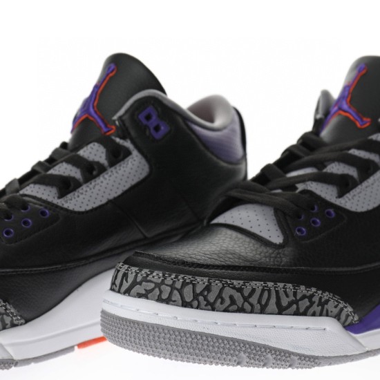 (Free Shipping)Jordan 3 Retro Black Court Purple CT8532-050