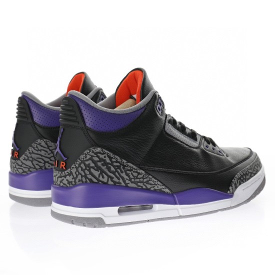 (Free Shipping)Jordan 3 Retro Black Court Purple CT8532-050