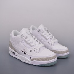 (Free Shipping)Jordan 3 Retro Pure White (2018) 136064-111