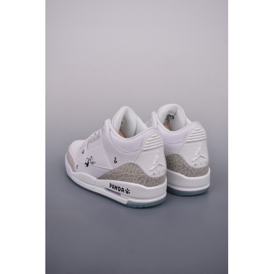 (Free Shipping)Jordan 3 Retro Pure White (2018) 136064-111