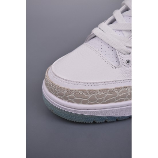 (Free Shipping)Jordan 3 Retro Pure White (2018) 136064-111