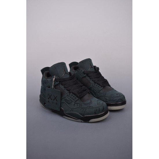 (Free Shipping)Jordan 4 Retro Kaws Black 930155-001