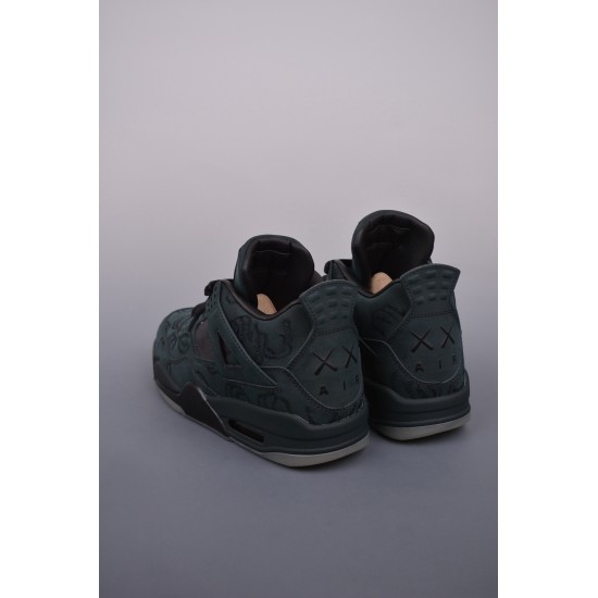 (Free Shipping)Jordan 4 Retro Kaws Black 930155-001