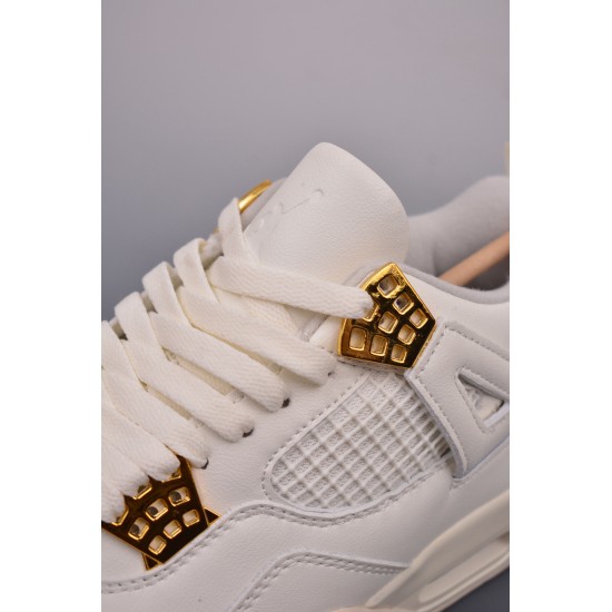 (Free Shipping)Jordan 4 Retro Metallic Gold AQ9129-170