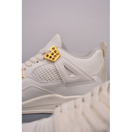 (Free Shipping)Jordan 4 Retro Metallic Gold AQ9129-170