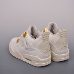 (Free Shipping)Jordan 4 Retro Metallic Gold AQ9129-170