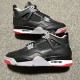 (Free Shipping)(5% off discount:WUKE5)Jordan 4 Retro Bred Reimagined FV5029-006