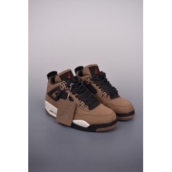 (Free Shipping)Nike Air Jordan 4 Retro Travis Scott 'Mocha' aj4-882335CF