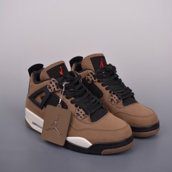 (Free Shipping)Nike Air Jordan 4 Retro Travis Scott 'Mocha' aj4-882335CF