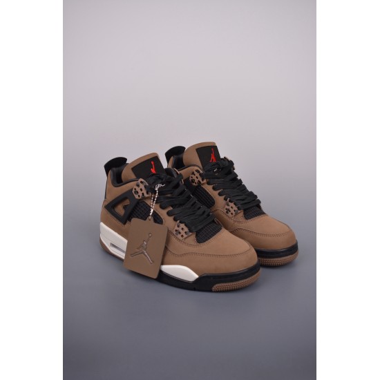 (Free Shipping)Nike Air Jordan 4 Retro Travis Scott 'Mocha' aj4-882335CF