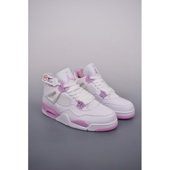 (Free Shipping)Air Jordan 4 Retro Pink Oreo CT8527-116