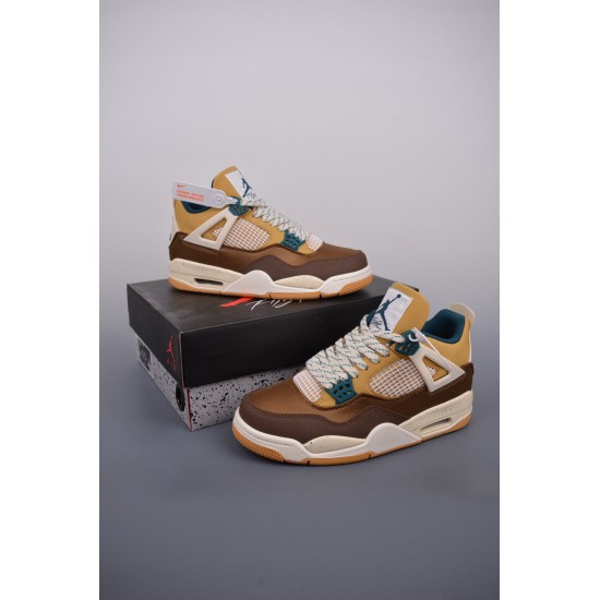 (Free Shipping)Air Jordan 4 GS Cacao Wow FB2214-200