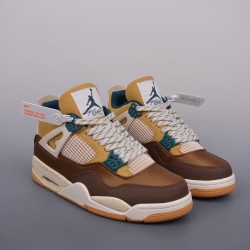 (Free Shipping)Air Jordan 4 GS Cacao Wow FB2214-200