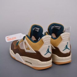 (Free Shipping)Air Jordan 4 GS Cacao Wow FB2214-200