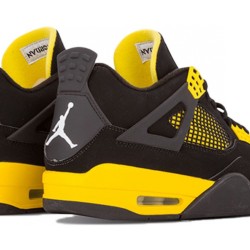 (Free Shipping)Jordan 4 Retro Thunder (2012) 308497-008