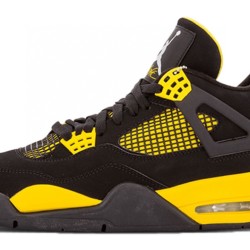 (Free Shipping)Jordan 4 Retro Thunder (2012) 308497-008