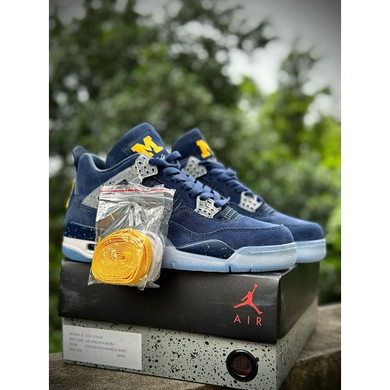 (Free Shipping)Jordan 4 Retro Michigan (PE) AJ4-1036660