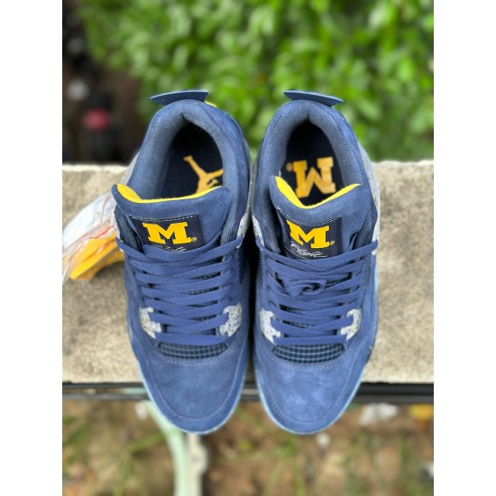 (Free Shipping)Jordan 4 Retro Michigan (PE) AJ4-1036660