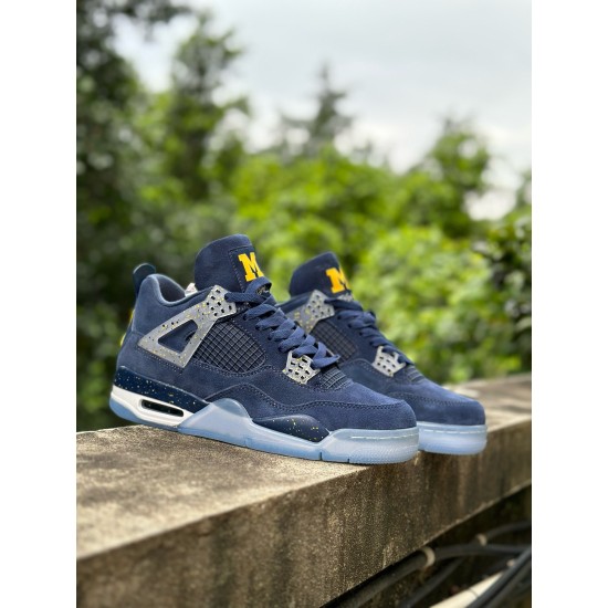 (Free Shipping)Jordan 4 Retro Michigan (PE) AJ4-1036660