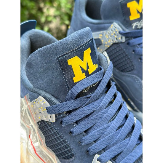 (Free Shipping)Jordan 4 Retro Michigan (PE) AJ4-1036660