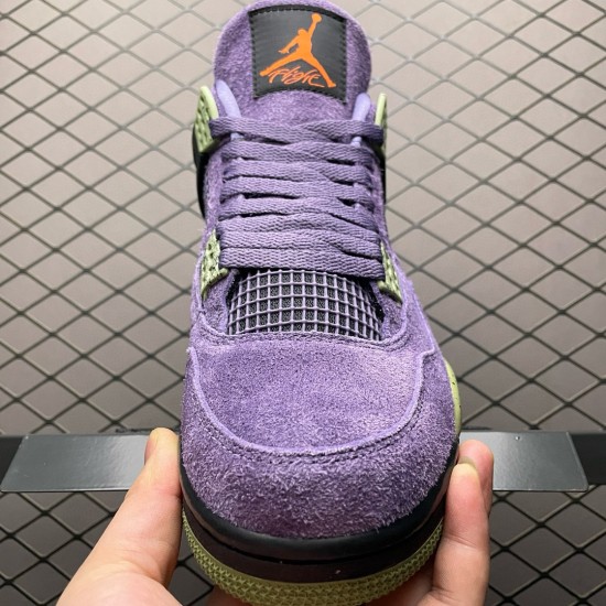 (Free Shipping)Air jordan 4 retro canyon purple AQ9129-500