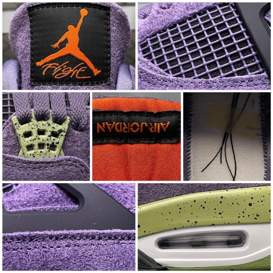 (Free Shipping)Air jordan 4 retro canyon purple AQ9129-500