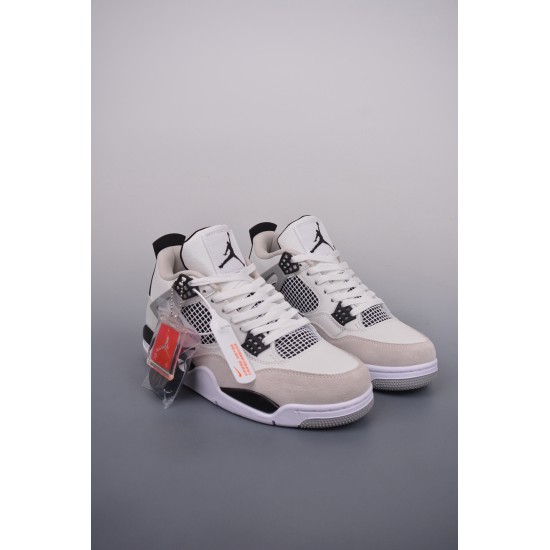 (Free Shipping)Jordan 4 Retro Military White DH6927-111