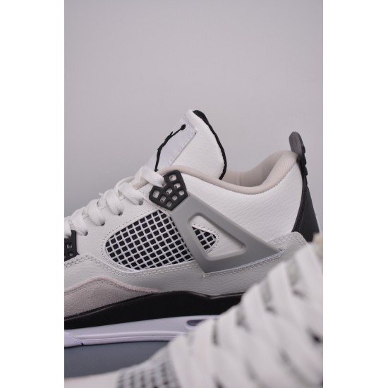 (Free Shipping)Jordan 4 Retro Military White DH6927-111