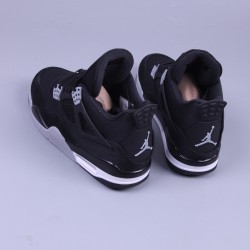 (Free Shipping)Air Jordan 4 Black Canvas DH7138-006