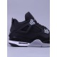 (Free Shipping)Air Jordan 4 Black Canvas DH7138-006