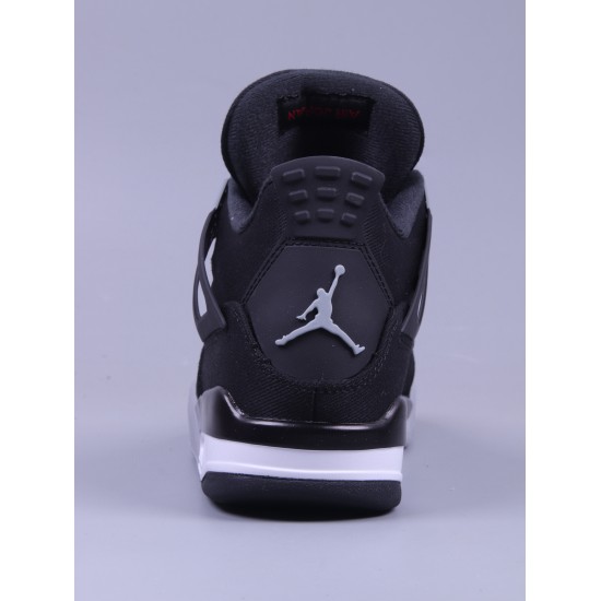 (Free Shipping)Air Jordan 4 Black Canvas DH7138-006