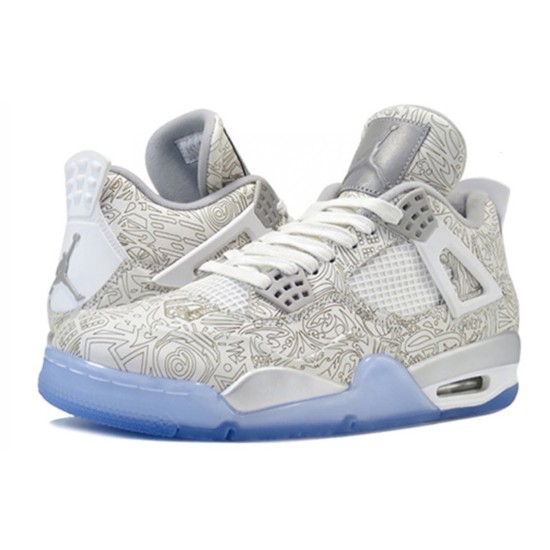 (Free Shipping)Jordan 4 Retro 30th Anniversary Laser 705333-105